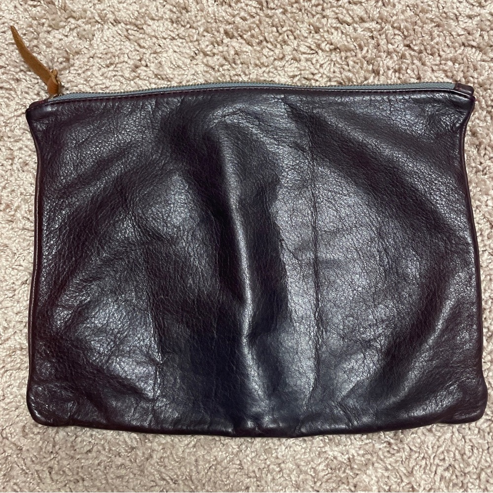 Clare Vivier Purple clutch